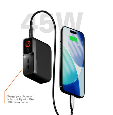 Cygnett Encore 10k mAh Power Bank - Graphite